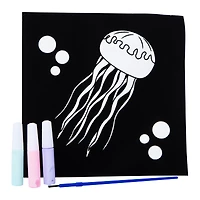 neon glow art kit - turtle