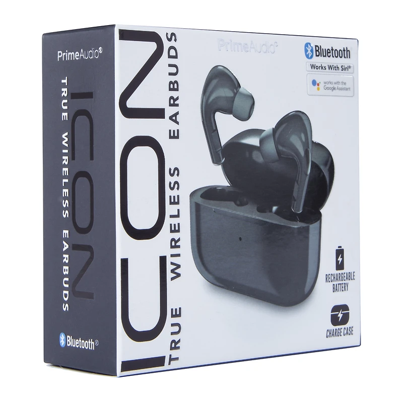 prime audio® icon true wireless earbuds