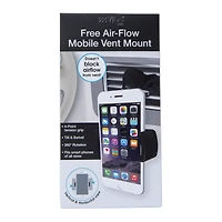 free air-flow mobile phone vent mount