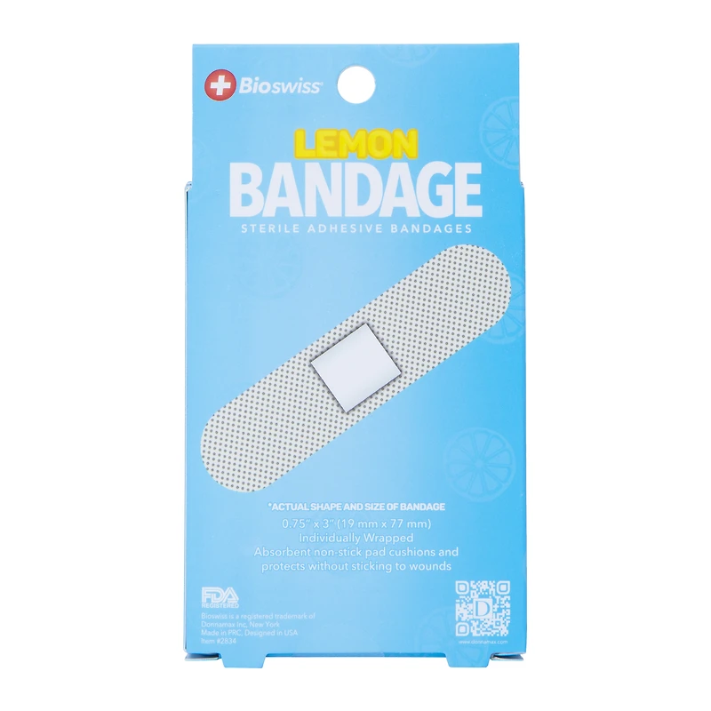 bioswiss® lemon bandages 24-count
