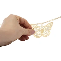 silver metal wall garland 2.5ft - stars