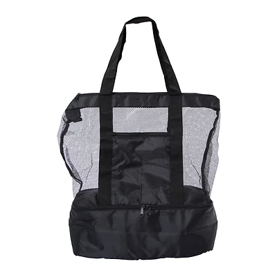 mesh cooler tote bag 21in
