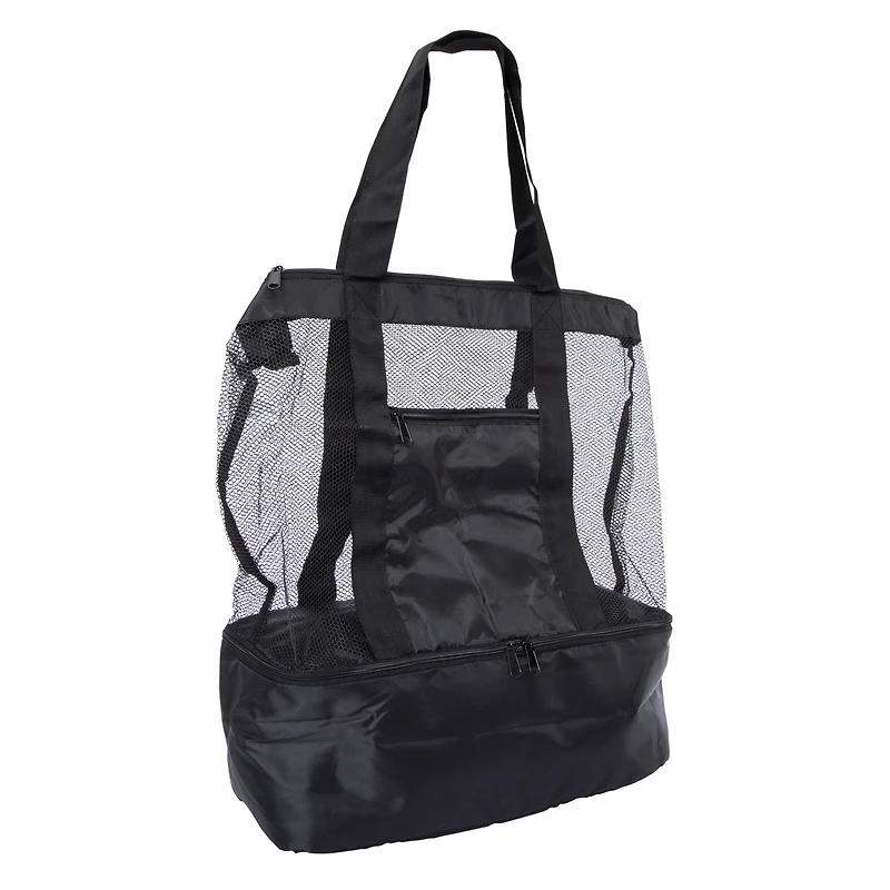 mesh cooler tote bag 21in