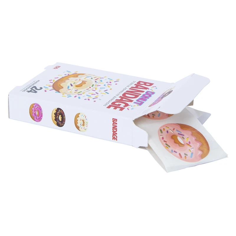 bioswiss® donut adhesive bandages 24-count