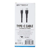 2ft Tangle Free USB-C Cable