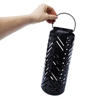 metal cut-out lantern