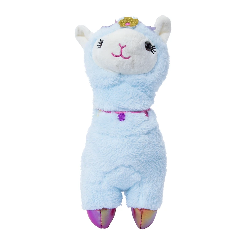 cute & cuddly standing llama stuffed animal 10.5in