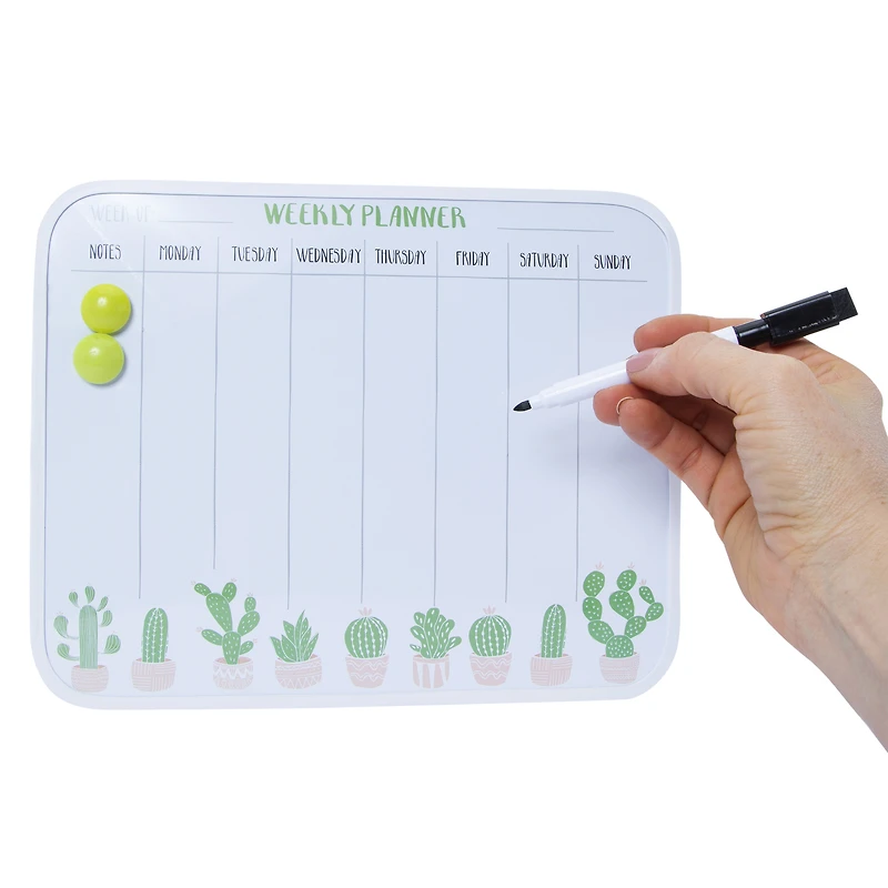 printed dry erase board set 8in x 10in