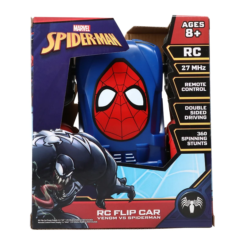 spider-man vs venom™ remote control flip car