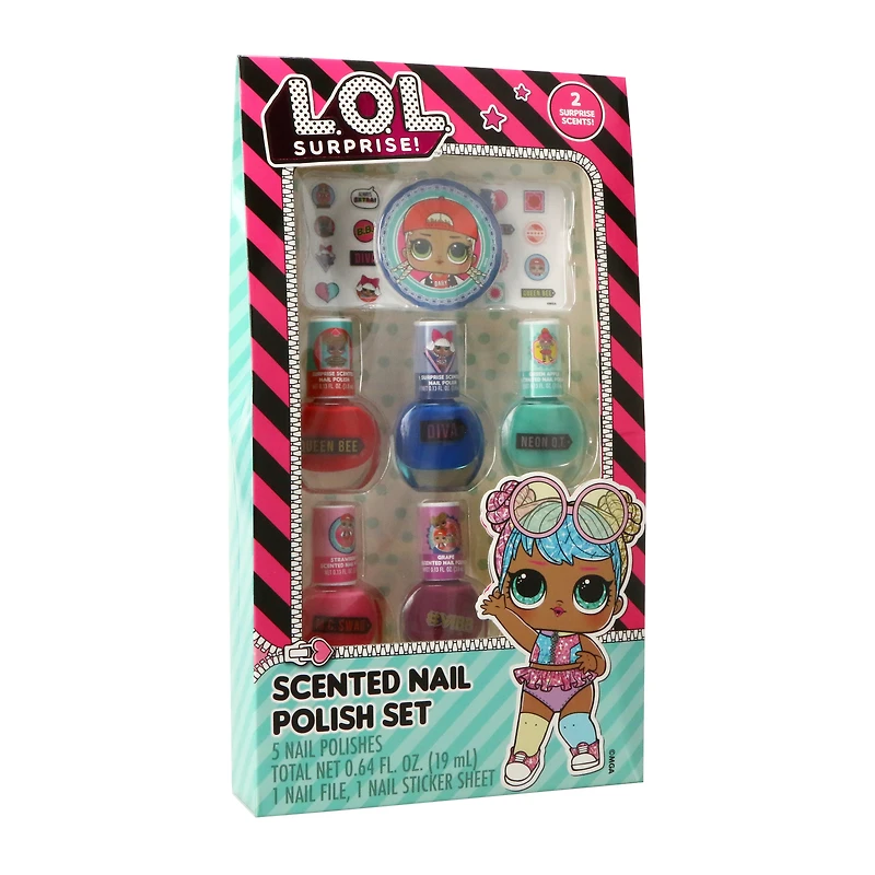 l.o.l. surprise!™ scented nail polish set 7-piece