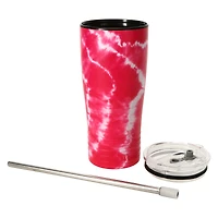 Tie Dye Tumbler With Straw 20oz