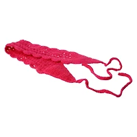 festival fun crochet headwrap - pink
