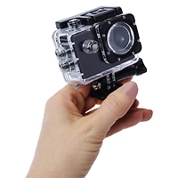 high definition action camera w/ accessories kit
