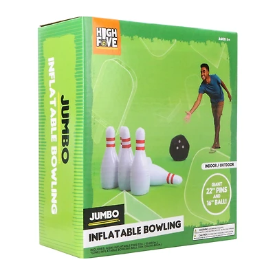 jumbo inflatable bowling game 7-piece set
