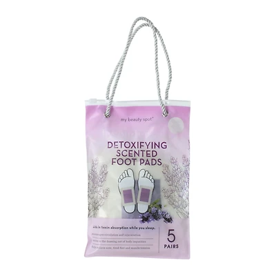 my beauty spot® lavender detoxifying scented foot pads, 5 pairs