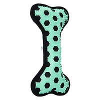 tough chew dog toy w/squeaker - bone