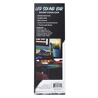 LED sound bar equalizer for dashboard