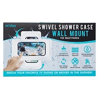 swivel shower case wall mount for smart phones