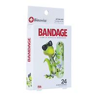 bioswiss® lizard bandages 24-count
