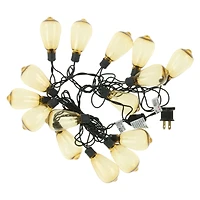 15-edison bulb string lights for indoor & outdoor 7.4ft