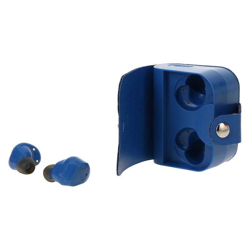 chic true wireless earbuds with charging case