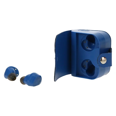 chic true wireless earbuds with charging case