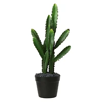 large saguaro cactus faux house plant 8in x 27in