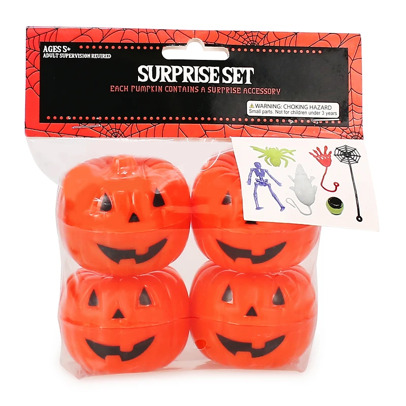surprise pumpkin halloween treats 4-count