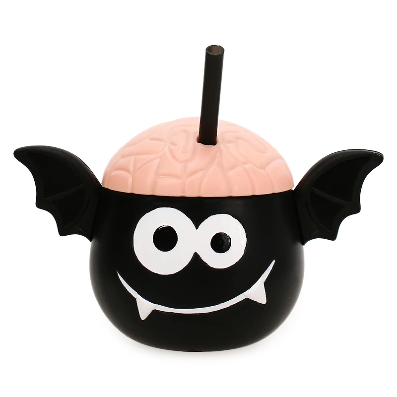 halloween decor, cup, tumbler, beverage cup with lid, drink sipper