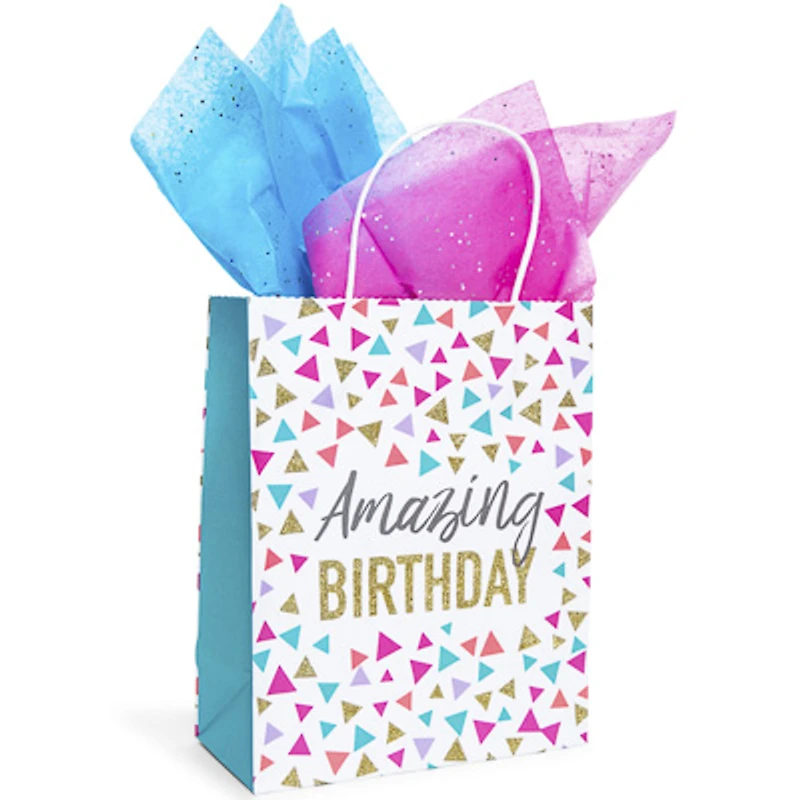 glitter gift tissue paper 12-count sheets