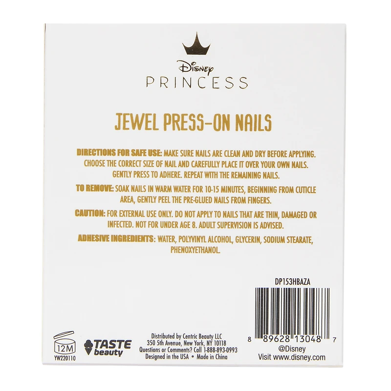 disney princess™ jewel press-on nails