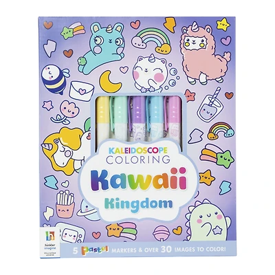 kaleidoscope kawaii kingdom coloring kit