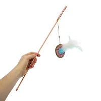 wand cat toy with sushi teaser 18in