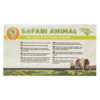 safari animal figures 4-piece play set