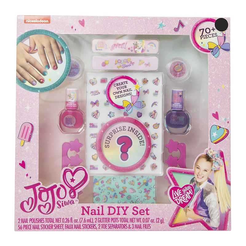 Jojo Siwa™ DIY Nail Set, 80+ Pieces