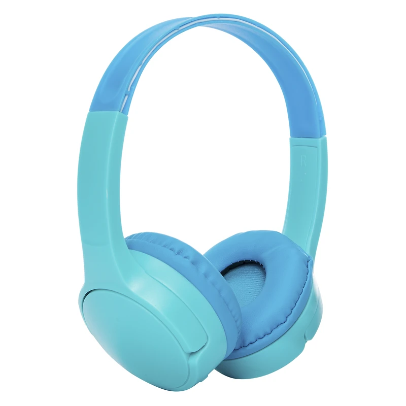 2-in-1 wired & wireless kid's volume limiting bluetooth® headphones