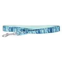6ft blue tie dye dog leash