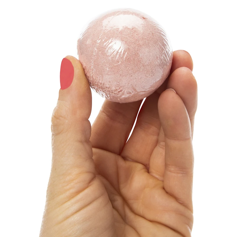 rose & pomegranate essential oil-infused bath bombs 10ct