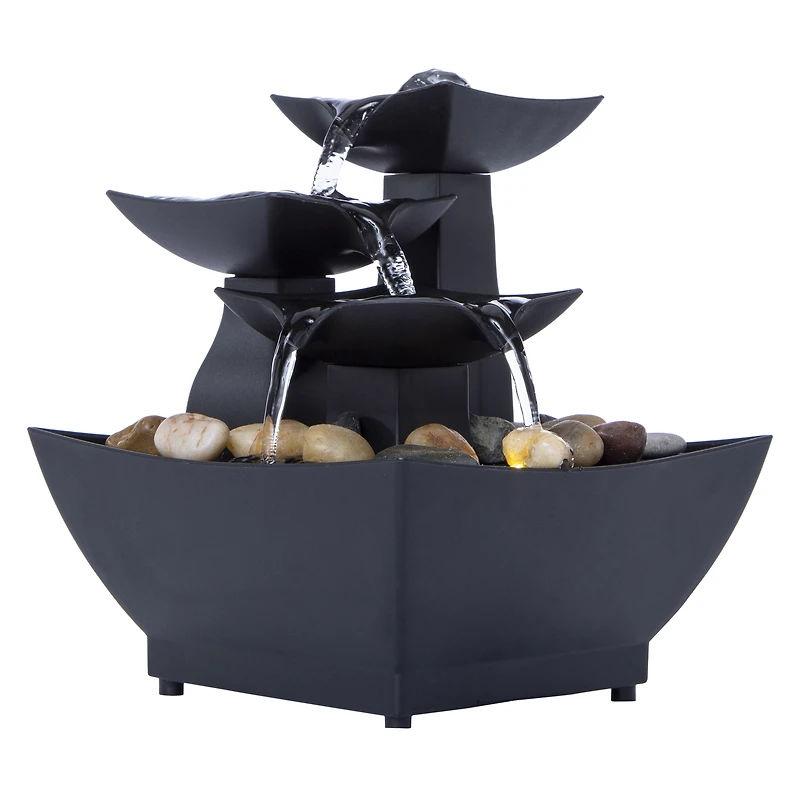 3-tiered LED fountain 5.8in
