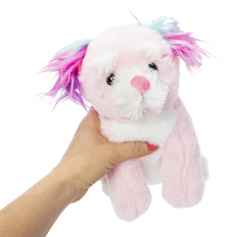 poseable puppy stuffed animal 9in