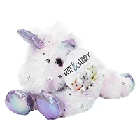 laying unicorn stuffed animal 11in