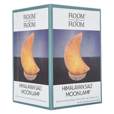 himalayan salt moon lamp 5in