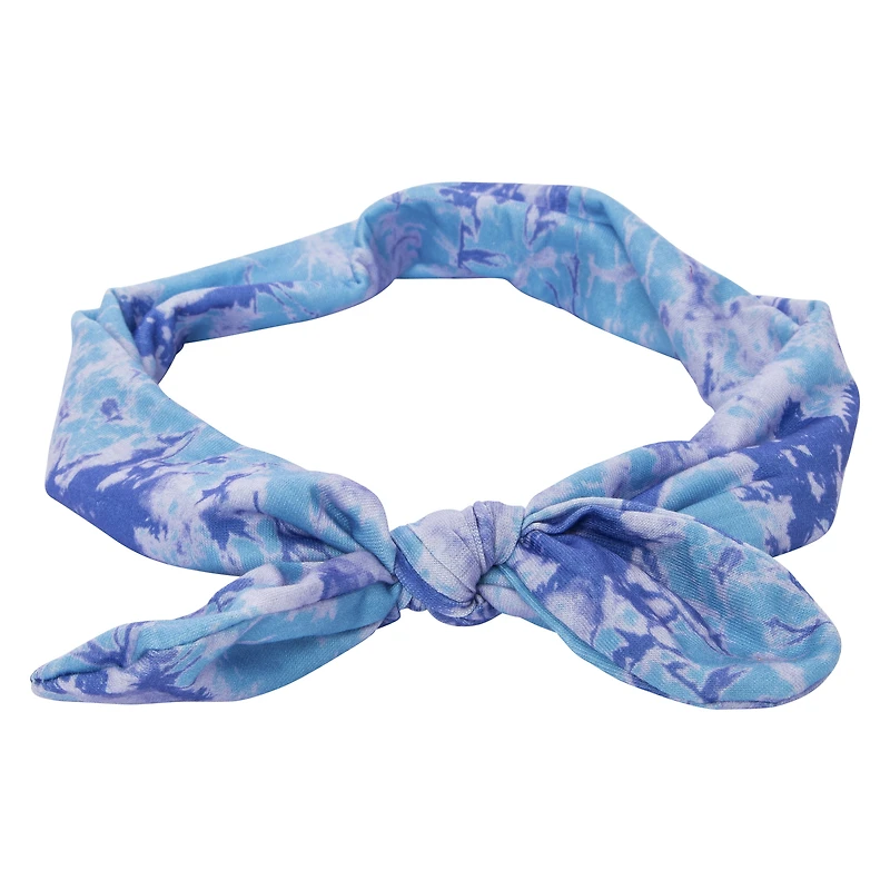 tie dye fabric headwrap