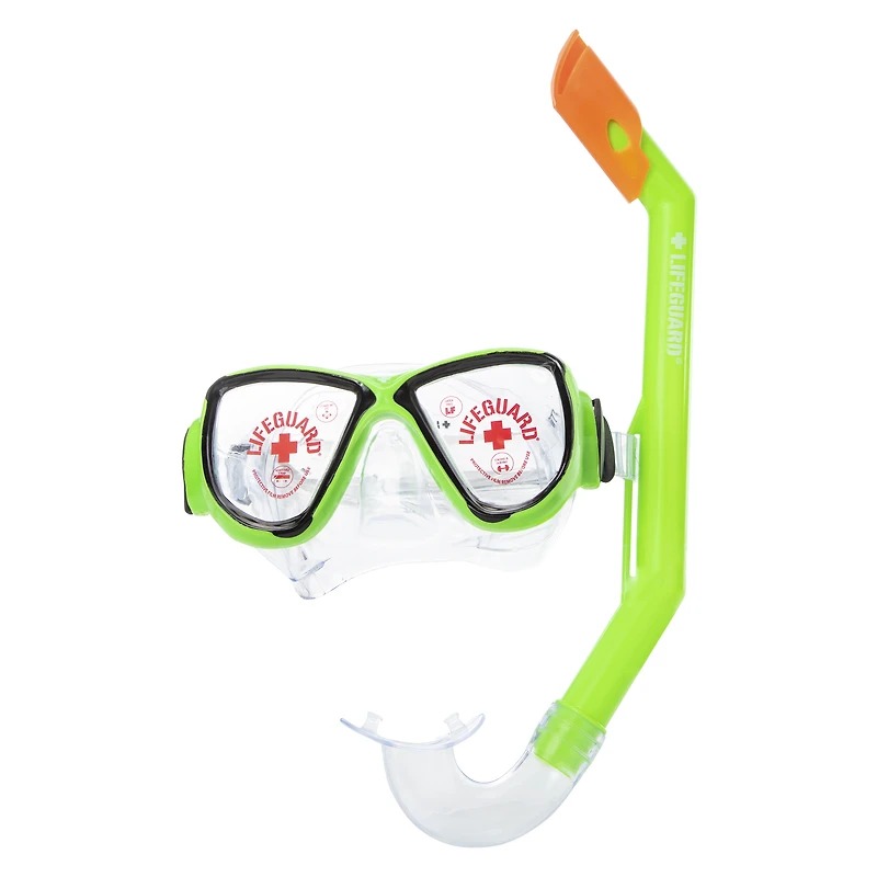 official lifeguard® youth snorkeling mask set