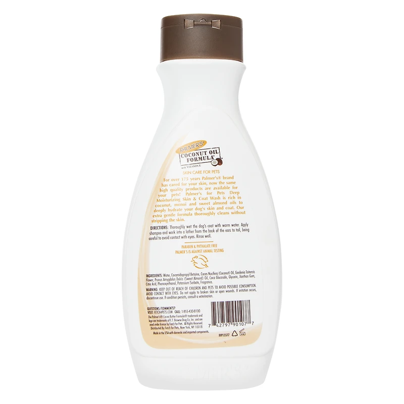 palmer's® for pet deep moisturizing skin & coat wash with coconut oil 16oz