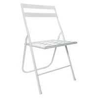 white folding chair 31in