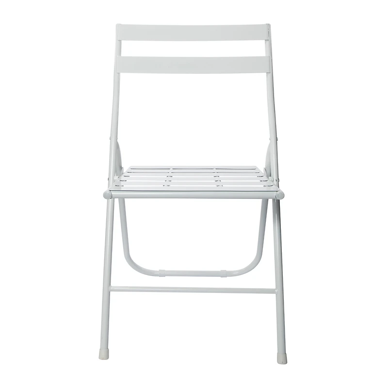 white folding chair 31in
