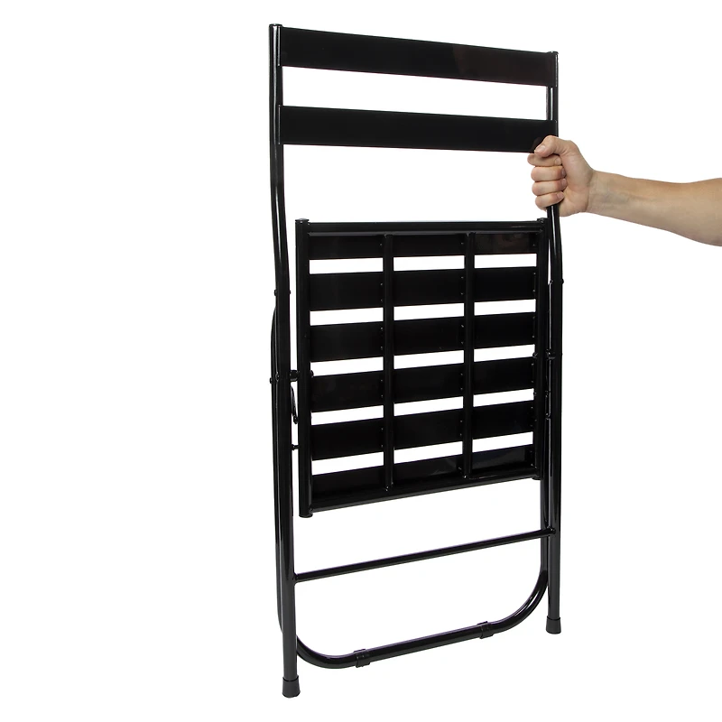 white folding chair 31in