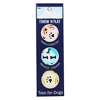 squeaky ball dog toys 3-pack