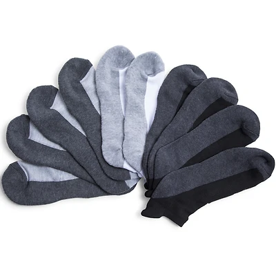 series-8 fitness™ young men's performance low-cut socks - colored heel